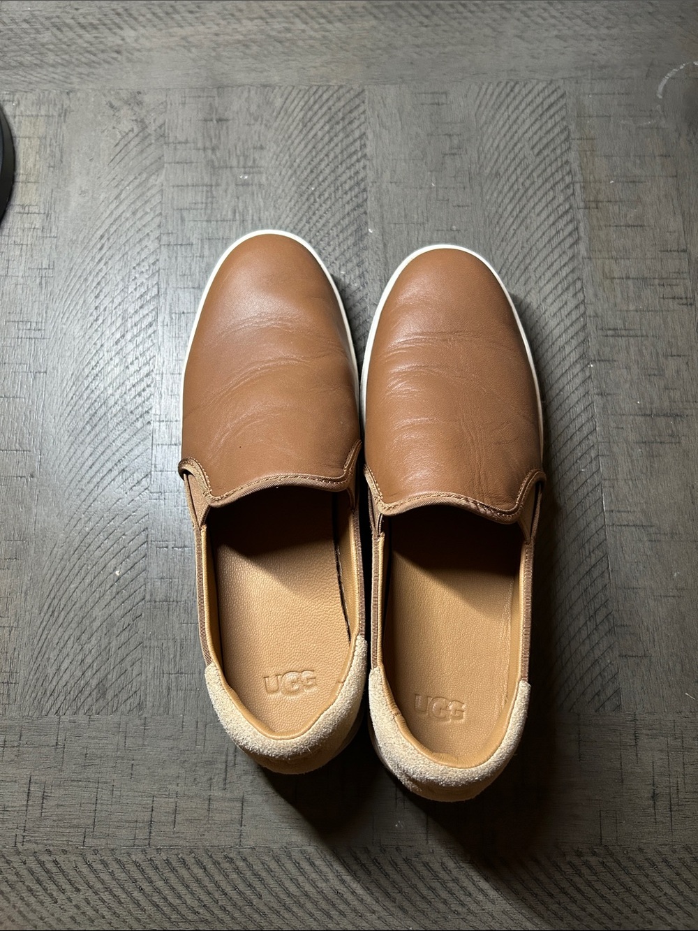 UGG Women’s Slip-On Loafers in Chestnut Brown